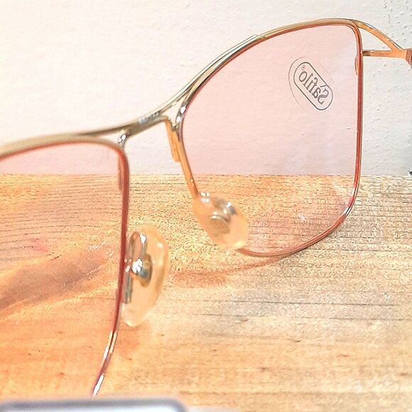 Authentically VINTAGE Rx'able Eyeglass Frame, Safilo women big glasses 59-14-140 - Picture 5 of 7